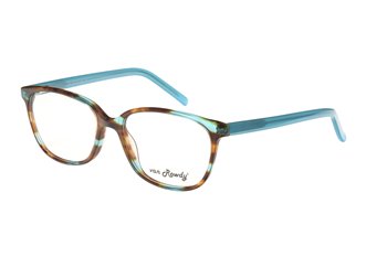 Acetate frame demi brown wit