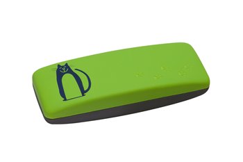 Metal case M Cat&Paws green