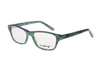 Acetate green/violet pattern